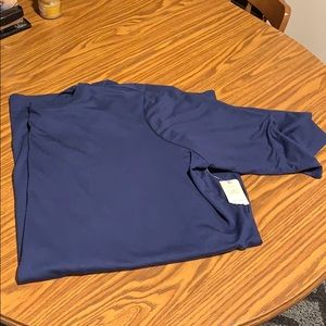 Blue knee length dress